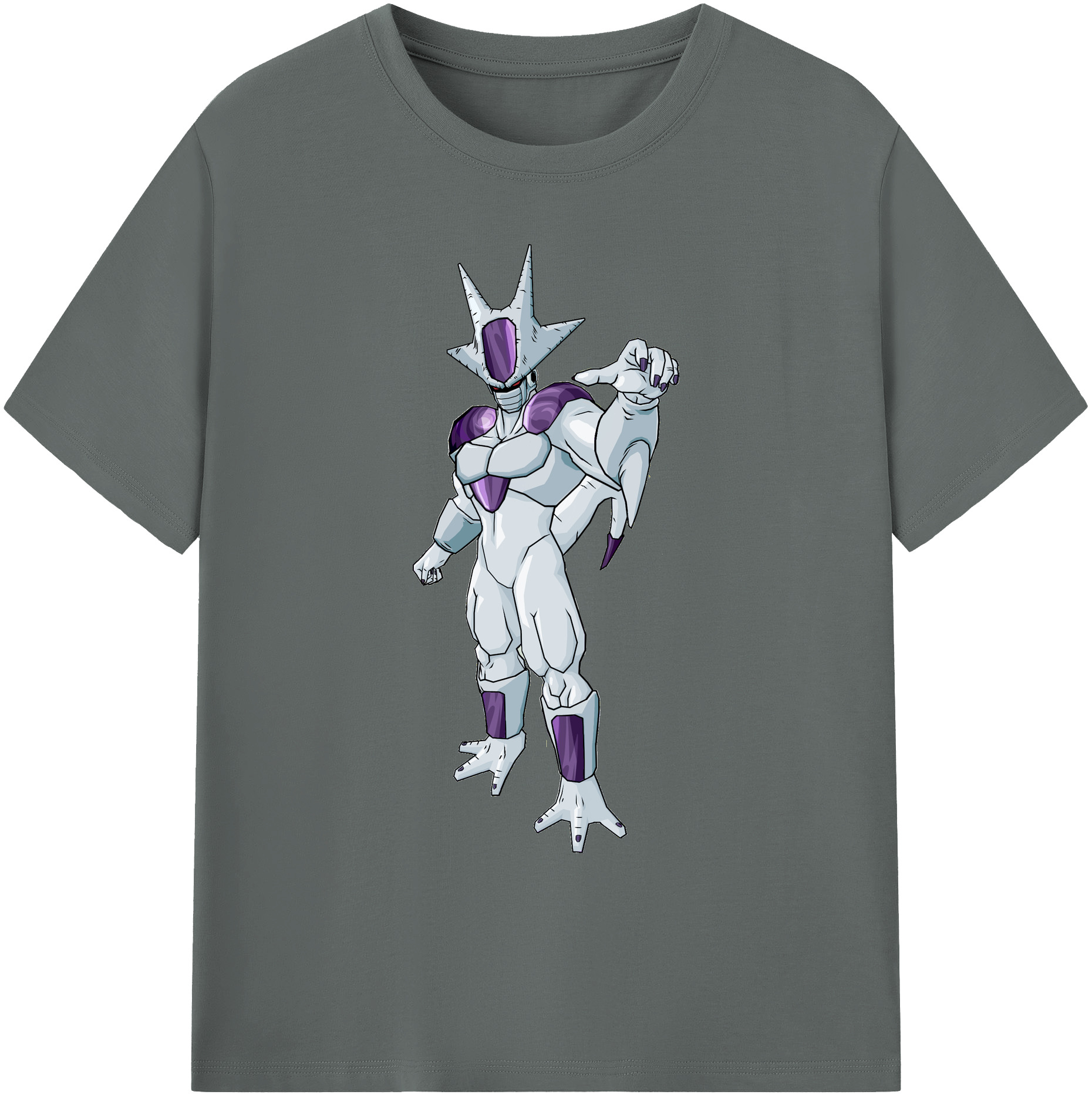 （画像用） ドラゴンボール クウラ DRAGON BALL Cooler Coora 綿100％ メンズ半袖Tシャツ｜肌触りやわらか＆通気性